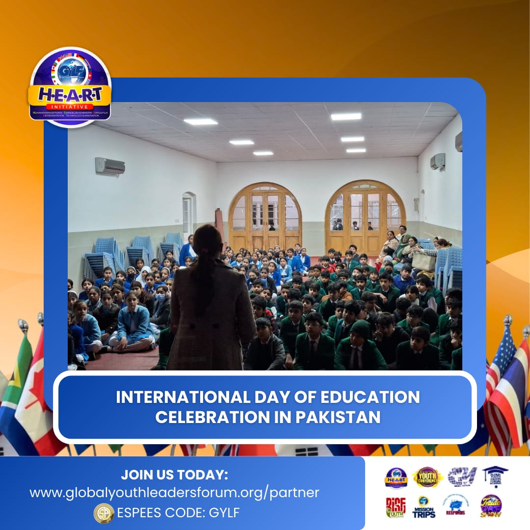 CELEBRATING THE INTERNATIONAL DAY OF EDUCATION: GYLF PAKISTAN IMPACTS OVER 400+ STUDENTS!